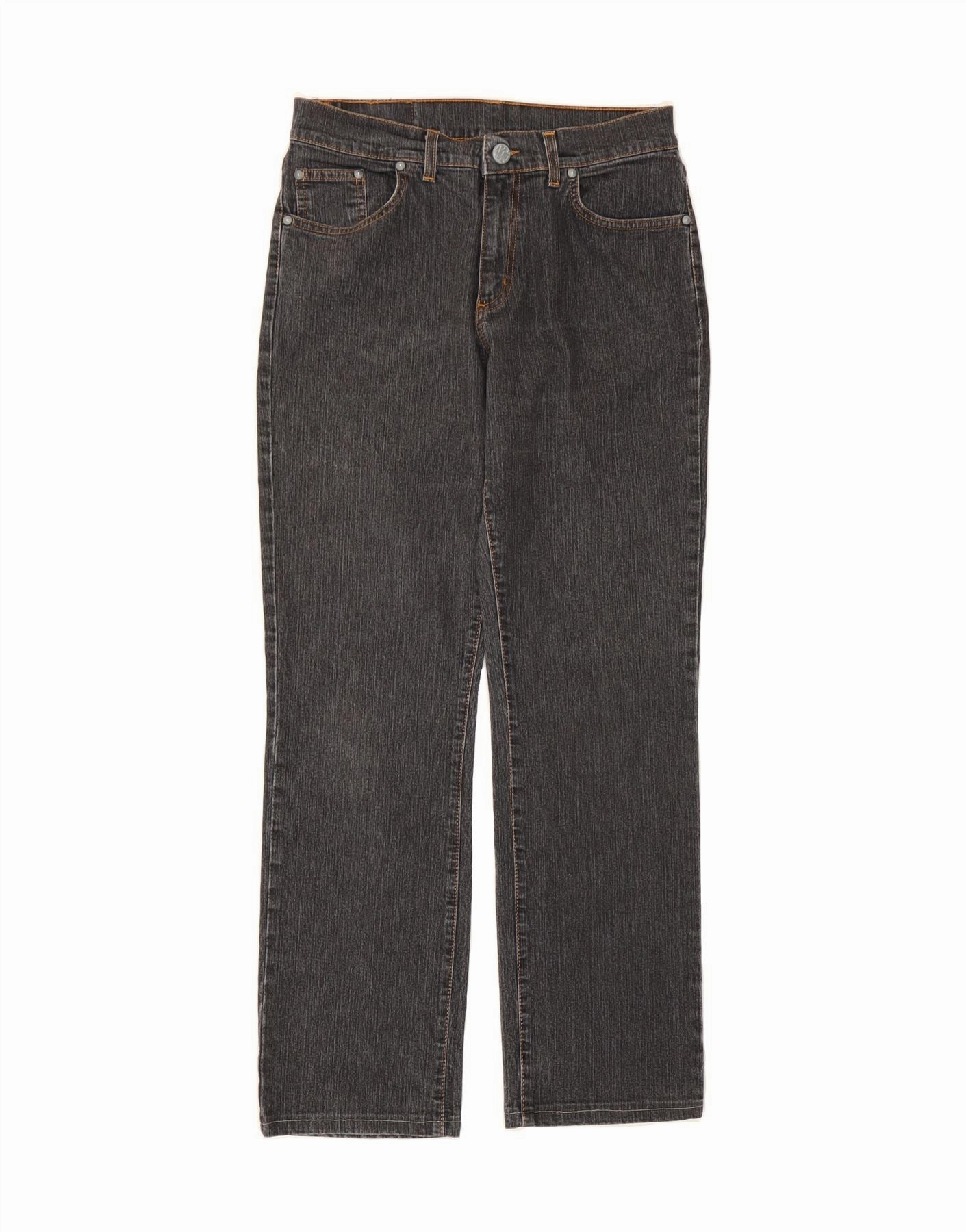 OXXY Womens Straight Jeans IT 46 Large W32 L29 Grey Cotton
