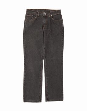 OXXY Womens Straight Jeans IT 46 Large W32 L29 Grey Cotton