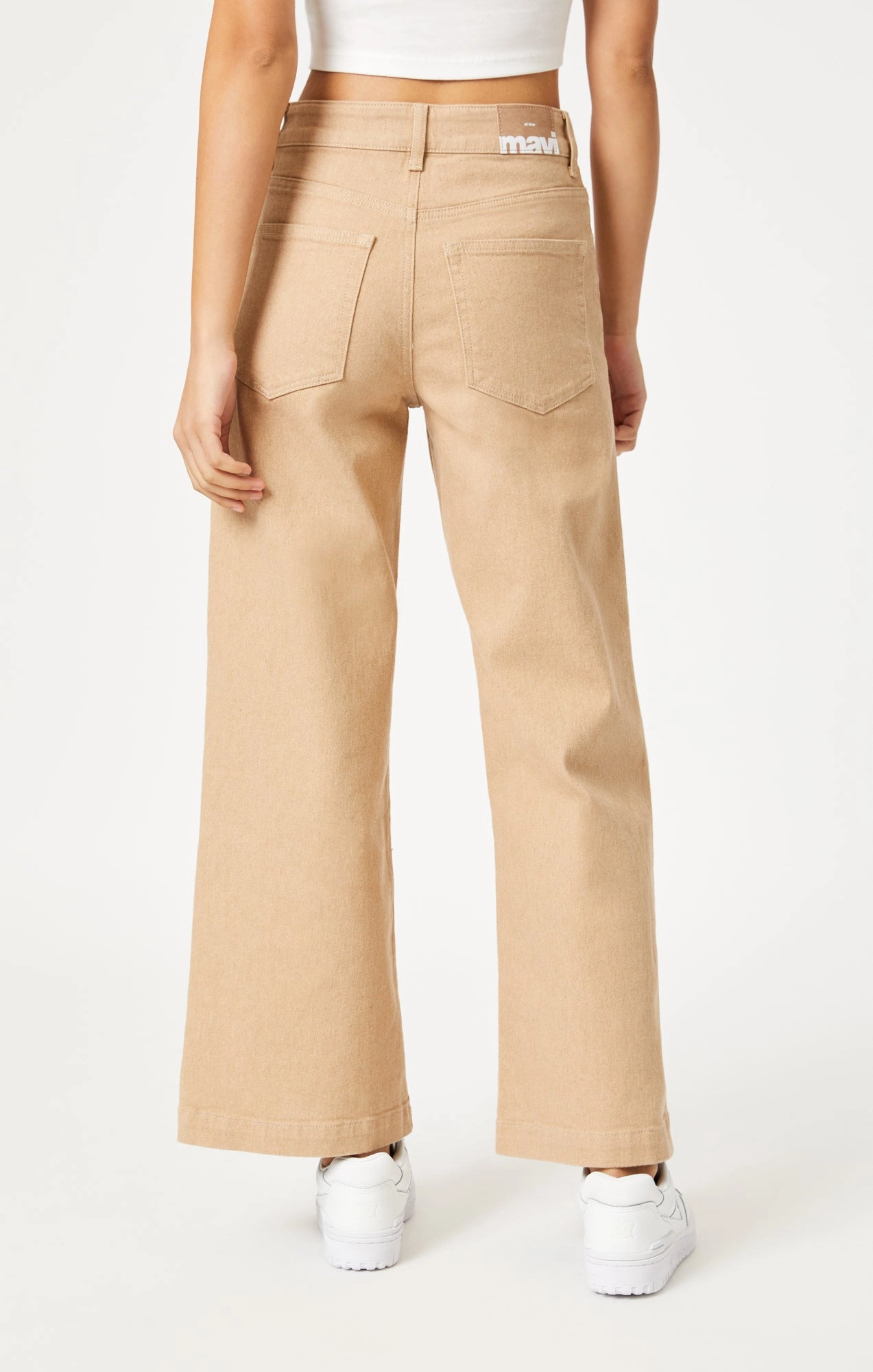 PALOMA WIDE LEG IN NATURAL SAND DENIM