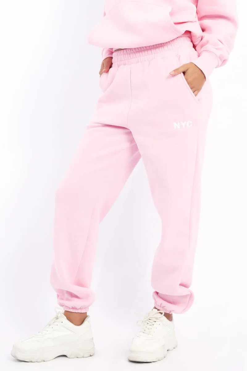 Pink Track Pants Jogger