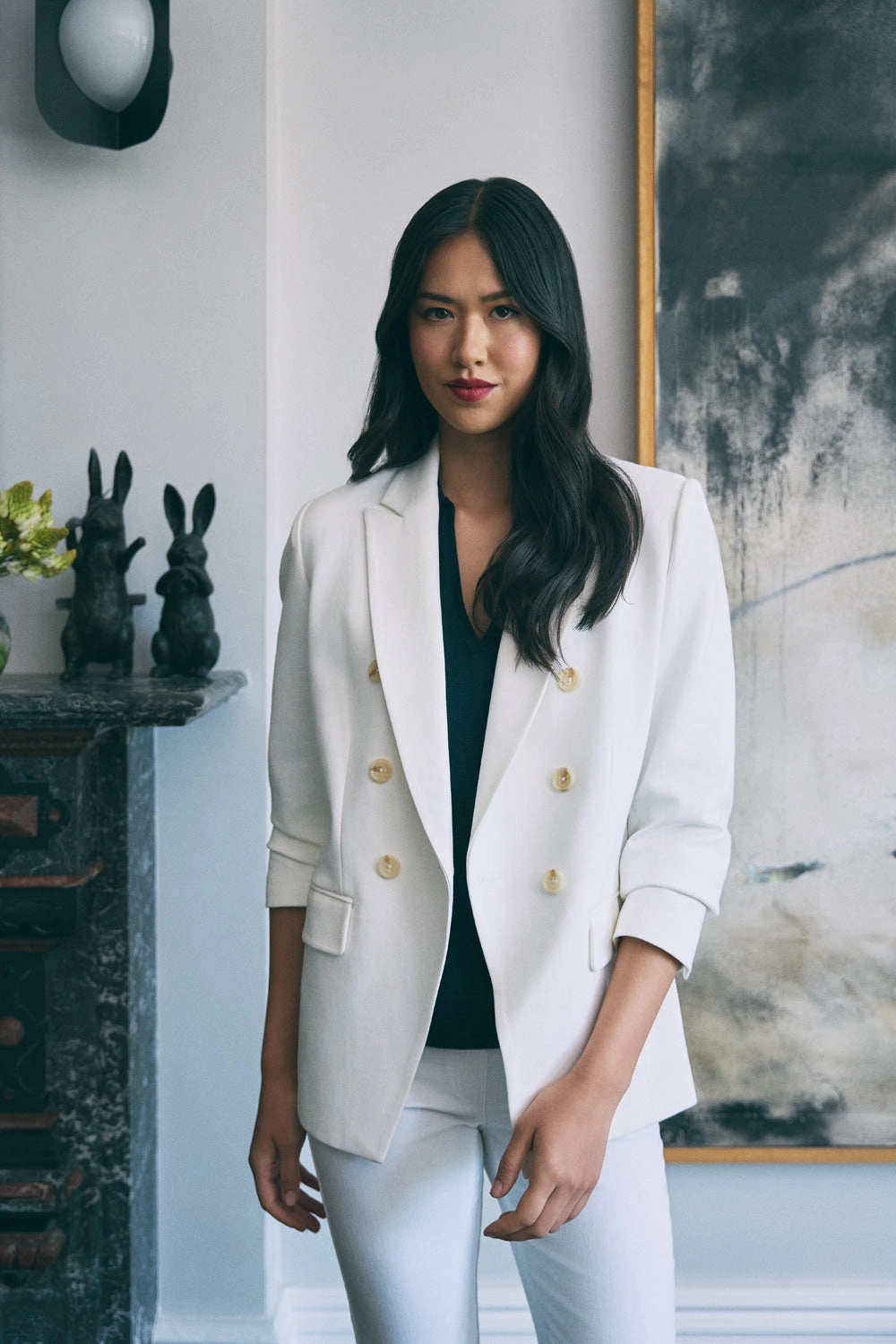Ponte Blazer - White