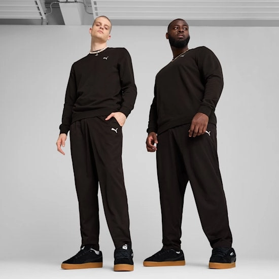 PUMA MEN'S ESSENTIALS WOVEN BLACK PANT