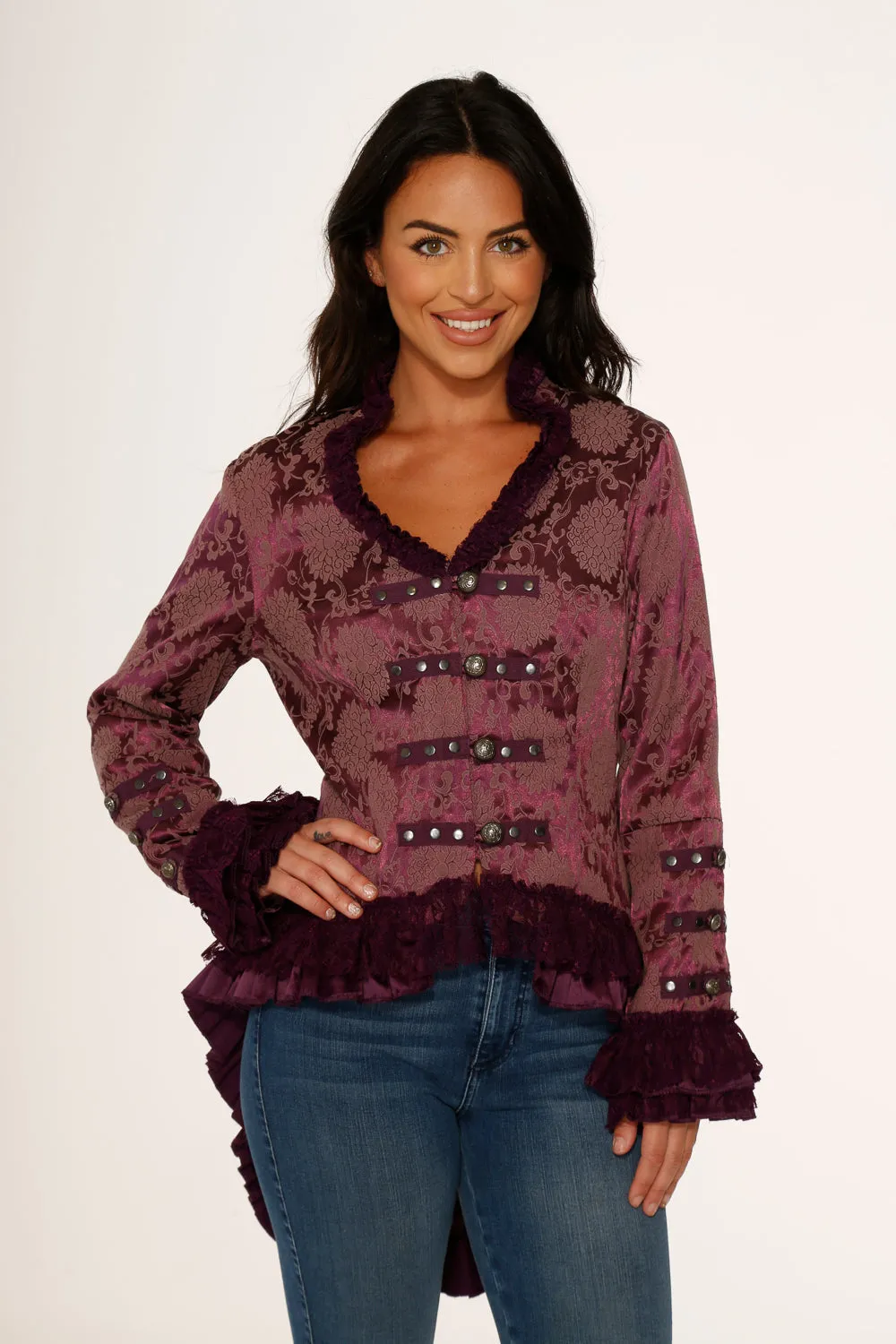 Purple Victorian Tailed Jacket