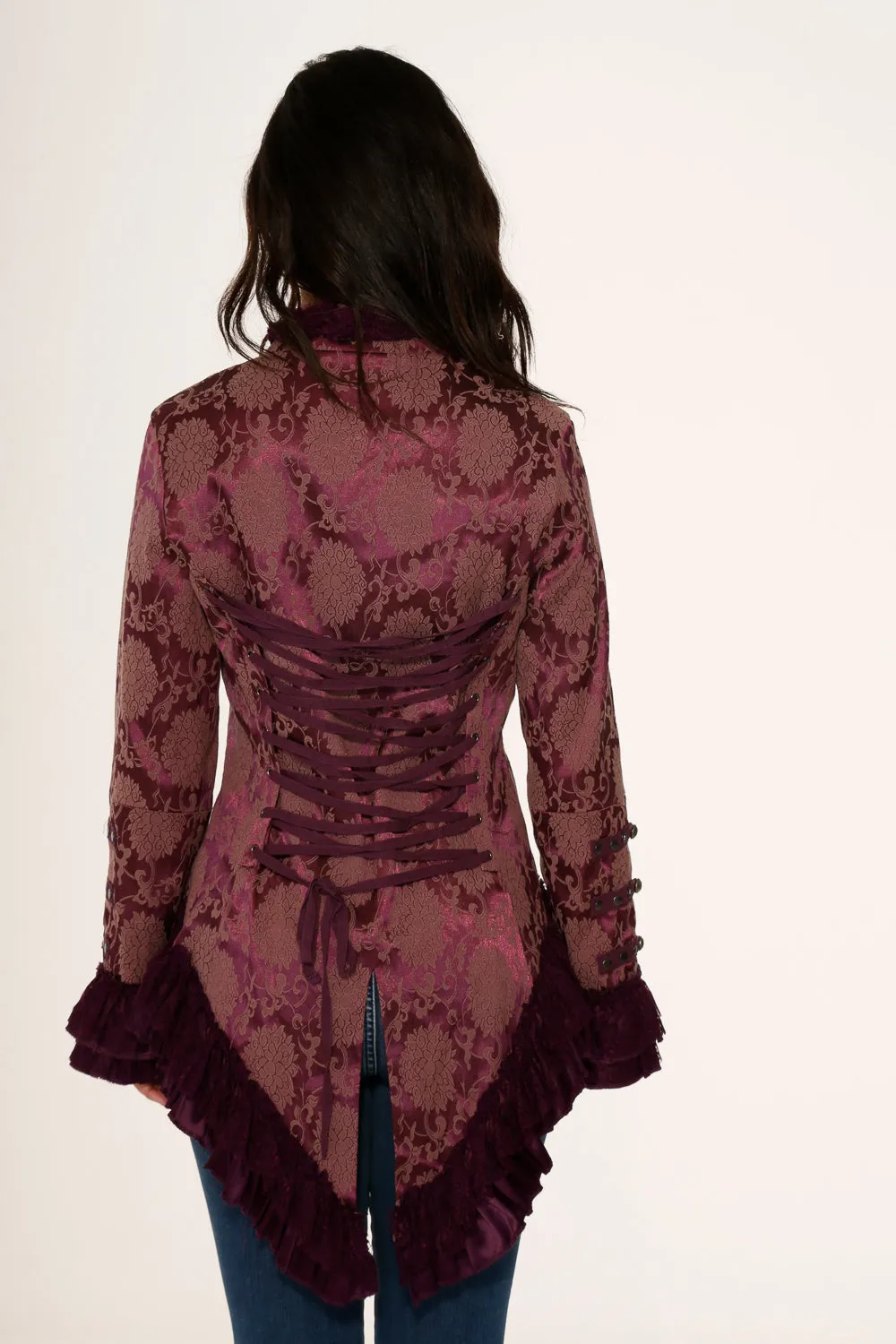 Purple Victorian Tailed Jacket