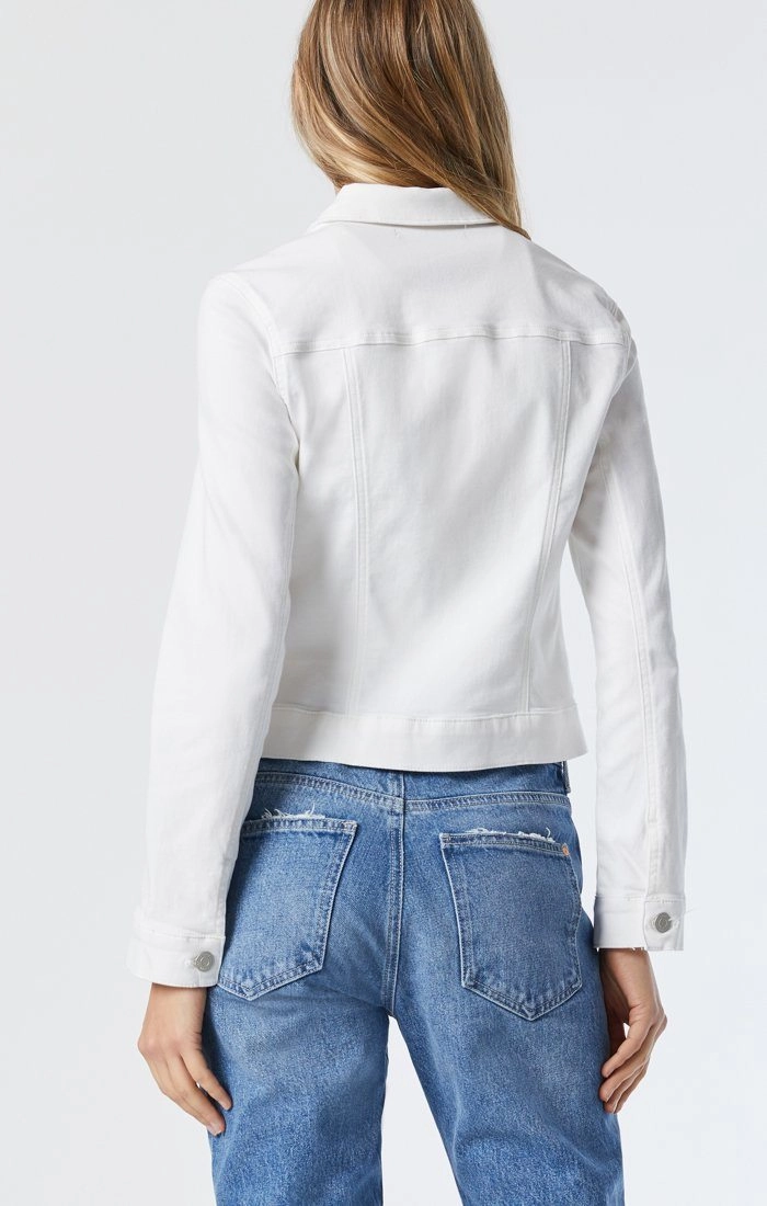 SAMANTHA JACKET IN DOUBLE WHITE SUPERSOFT