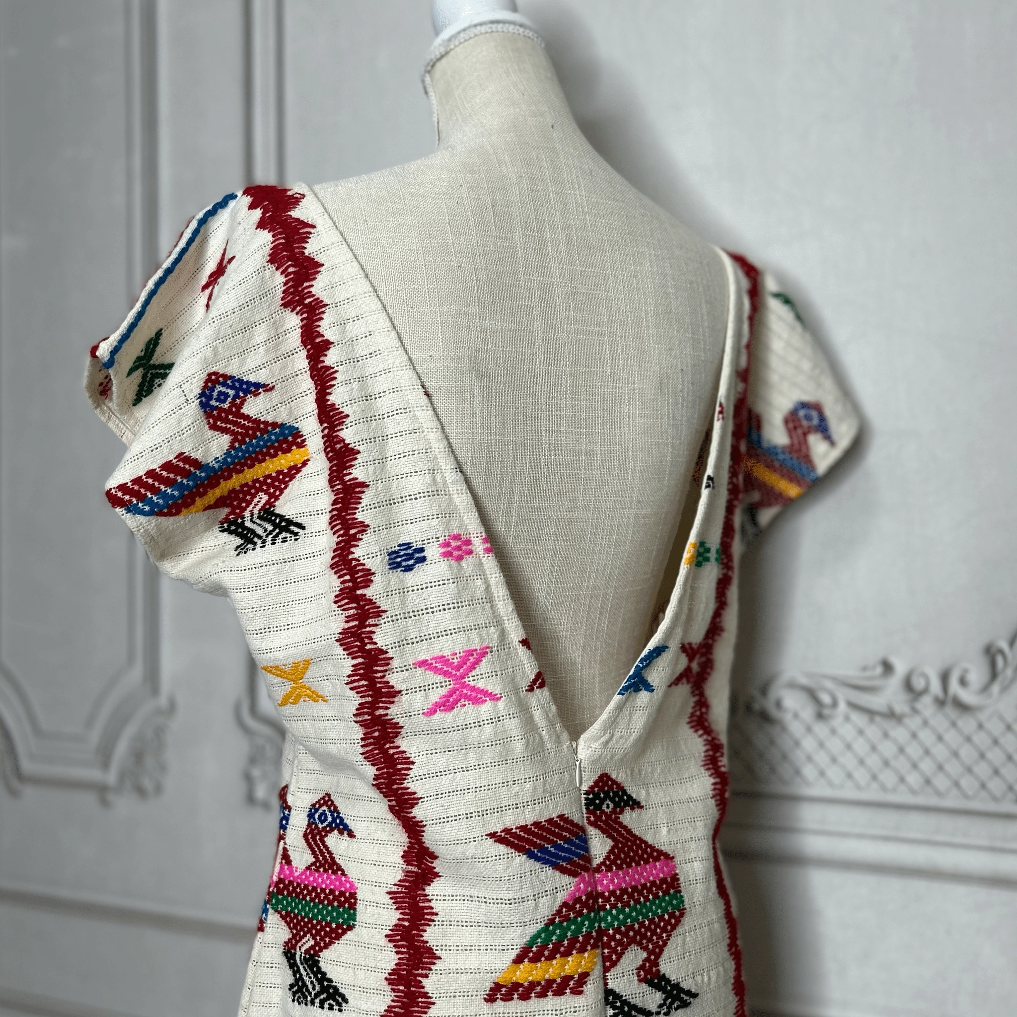 San Juan Mexican Loomed Dress - Chinanteca