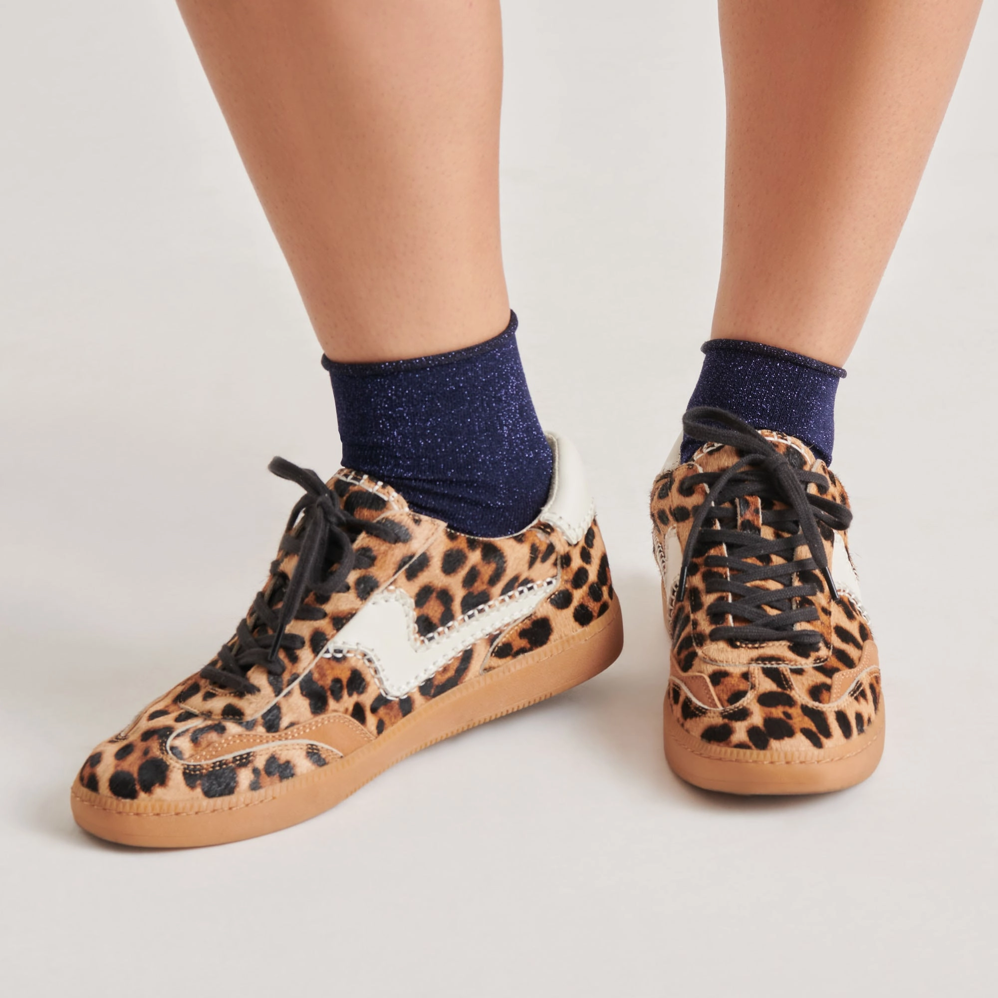 SHIMMER SHORTIE SOCKS NAVY