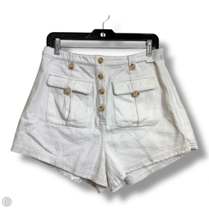 Shorts By Clothes Mentor In White Denim, Size: L