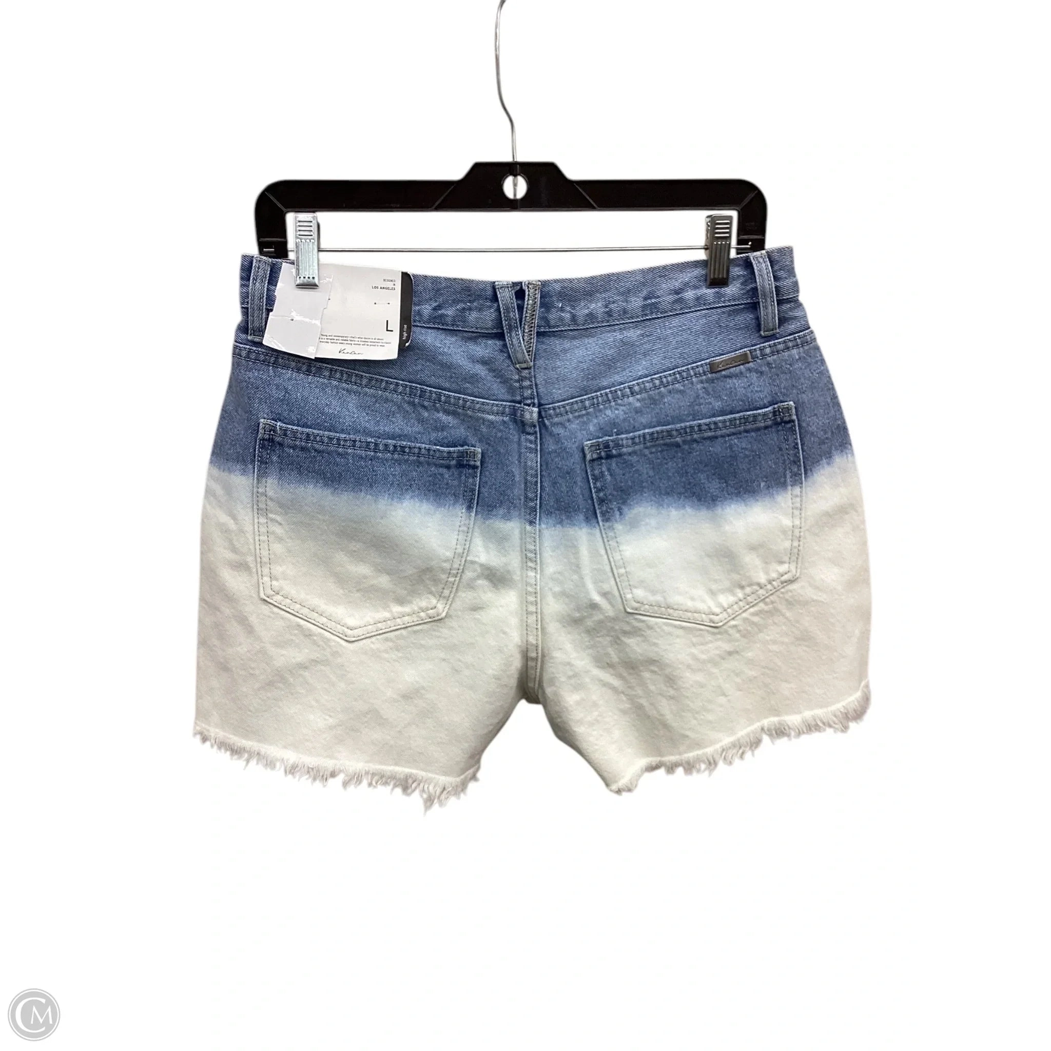 Shorts By Kancan In Blue Denim, Size: L