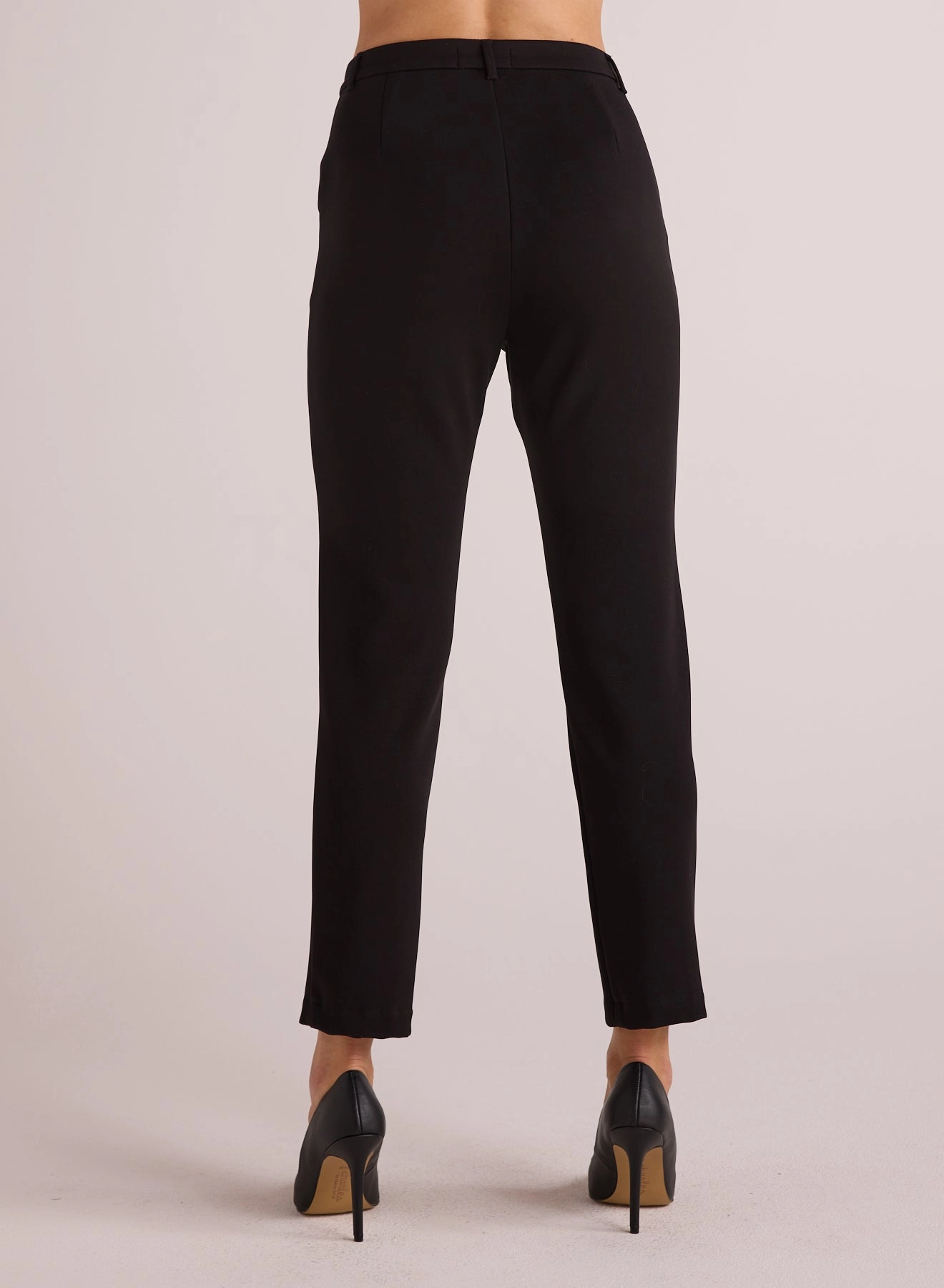 Simone Slim Ponte Trouser - Black