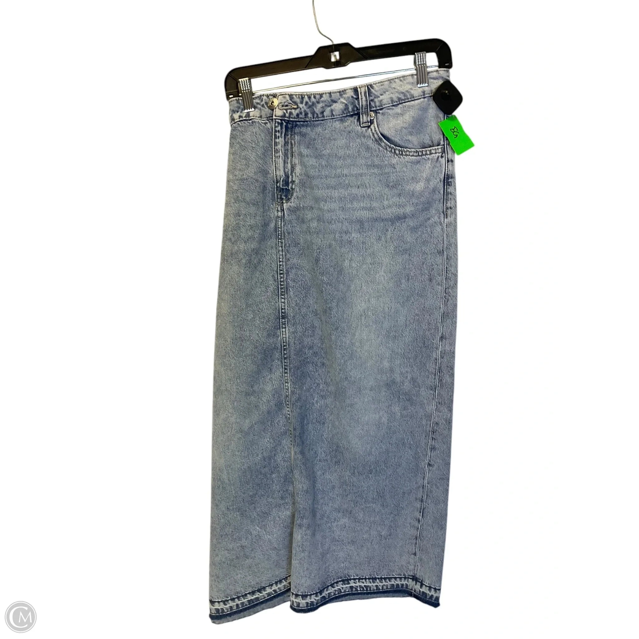 Skirt Maxi By Divided In Blue Denim, Size: 18