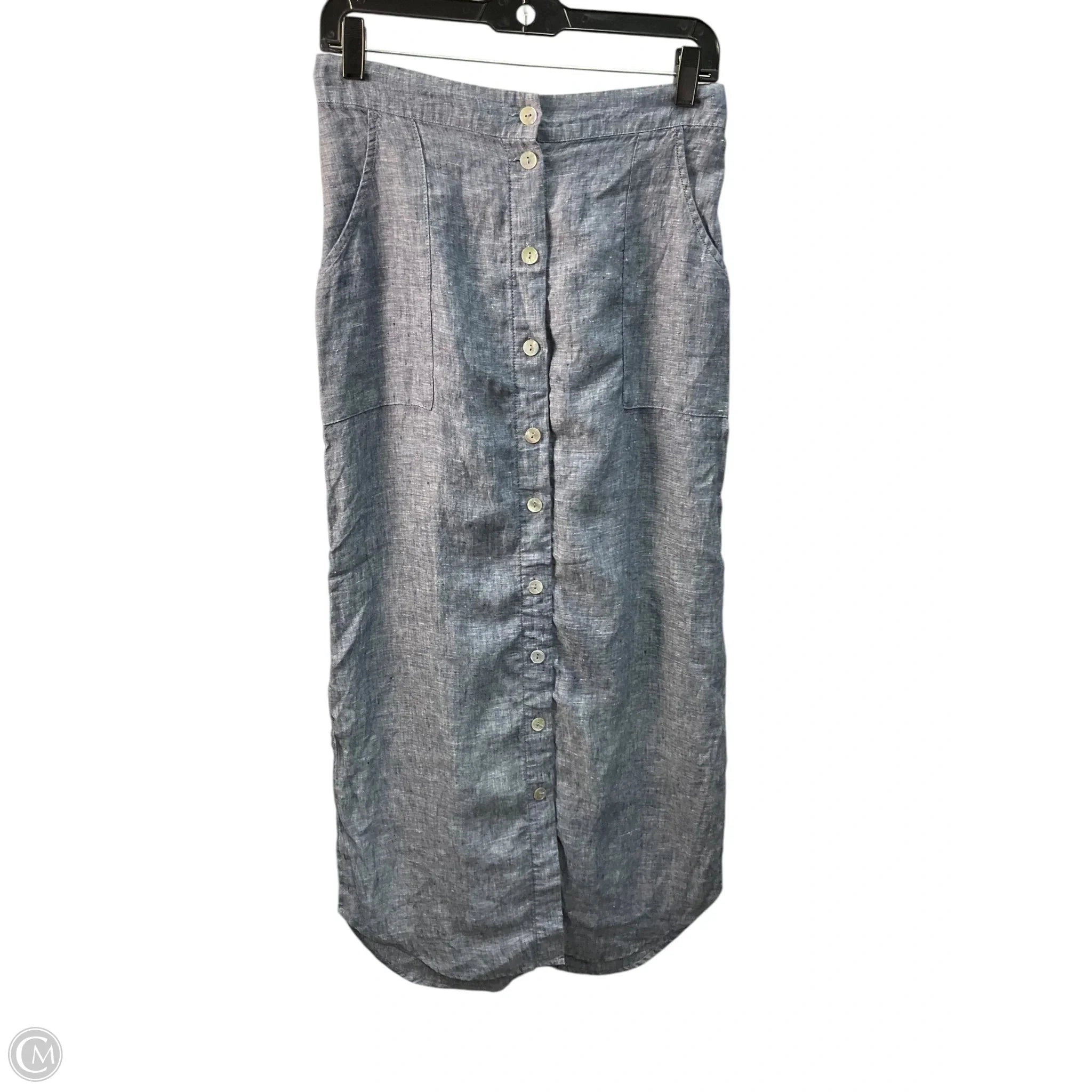 Skirt Maxi By St Tropez In Blue Denim, Size: 8