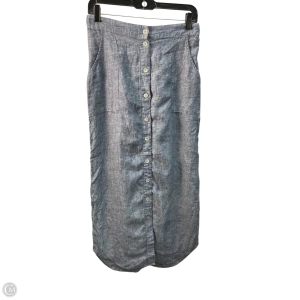 Skirt Maxi By St Tropez In Blue Denim, Size: 8