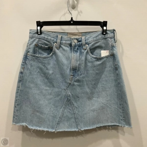 Skirt Mini & Short By Everlane In Blue Denim, Size: 2