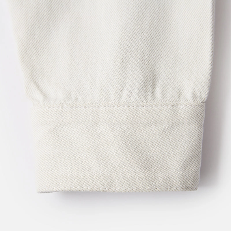 Slashed Seagull Embroidered Denim Dungaree Dress