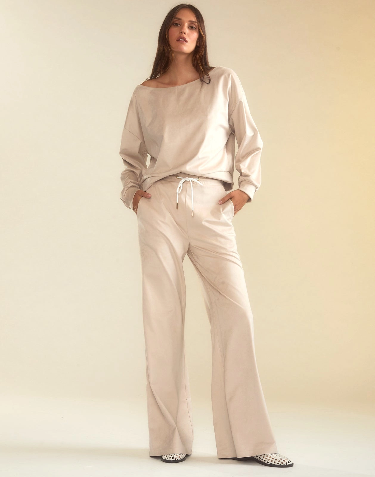 Sleek Ultrasuede Lounge Pant