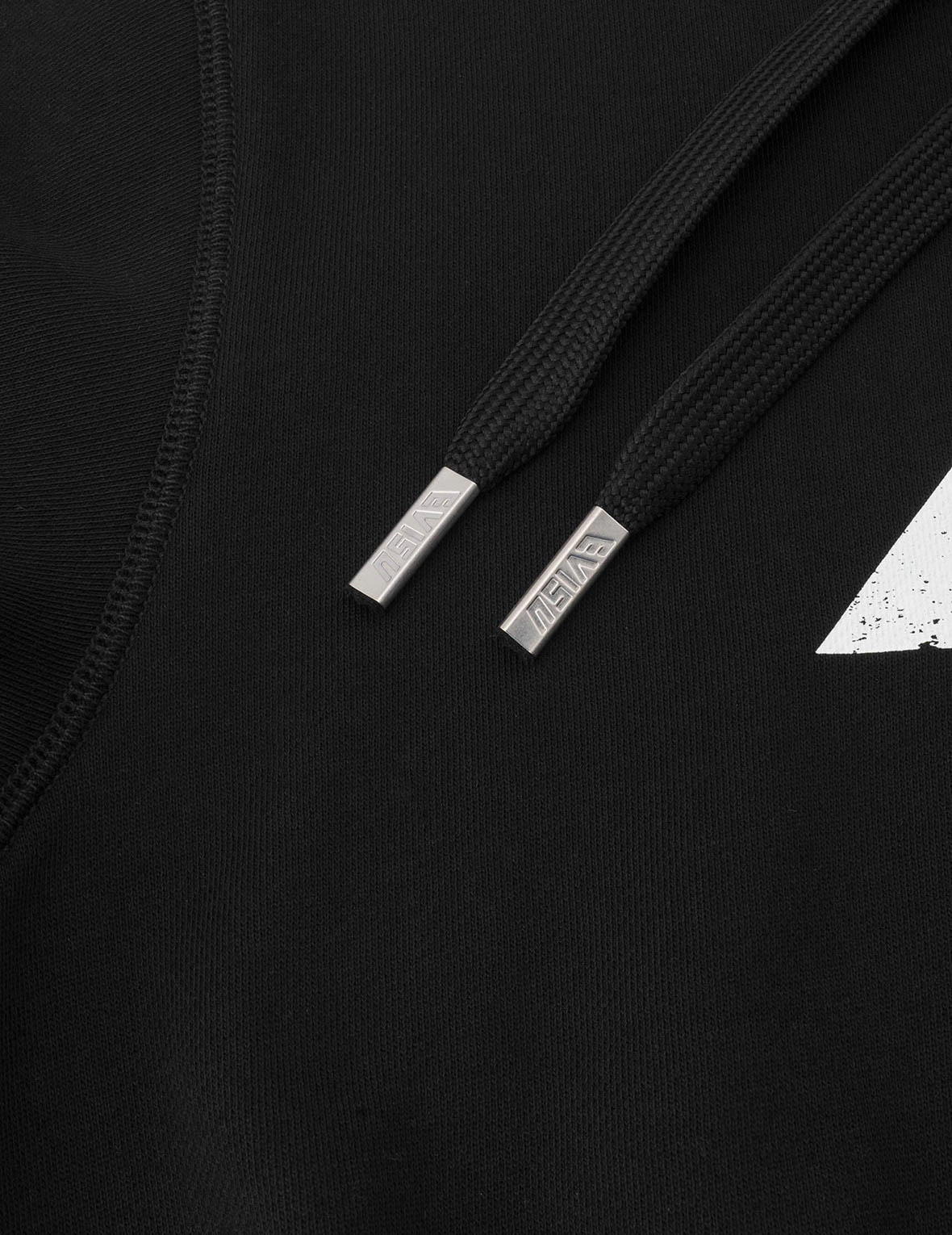 Slogan Print with Godhead Patch Embroidery Relax Fit Hoodie