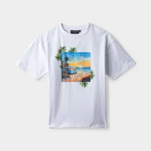 Sonneti Junior Boys' Sunrise Tee / White