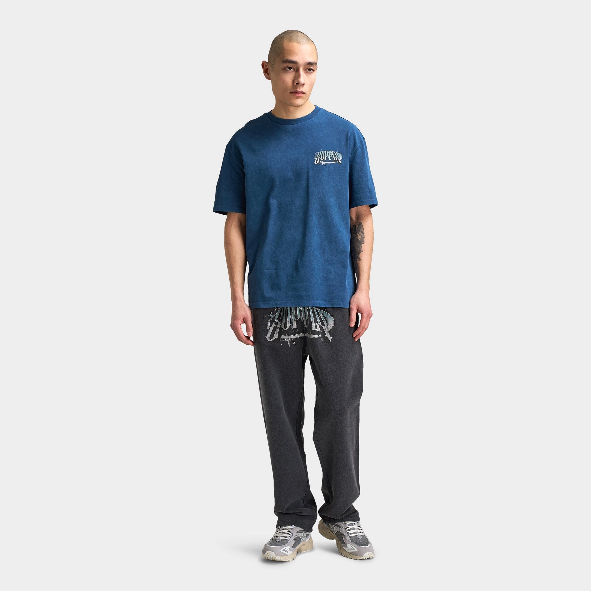Supply & Demand Chrome Star Pants / Washed Black