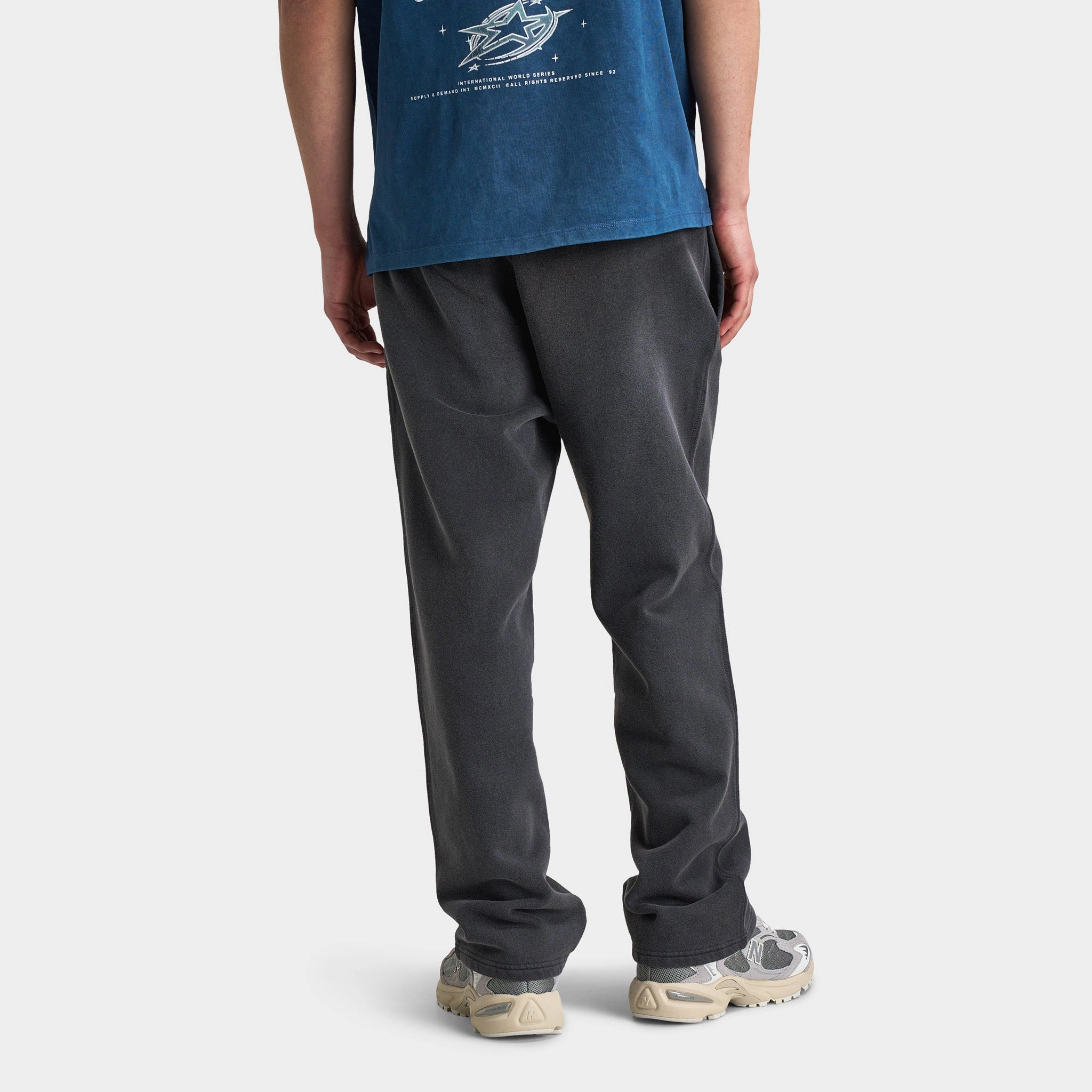 Supply & Demand Chrome Star Pants / Washed Black