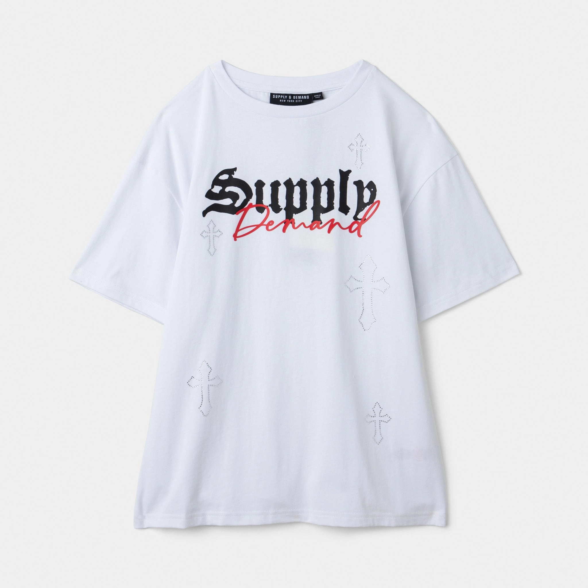 Supply & Demand Junior Boys' Crosser Tee / Optic White