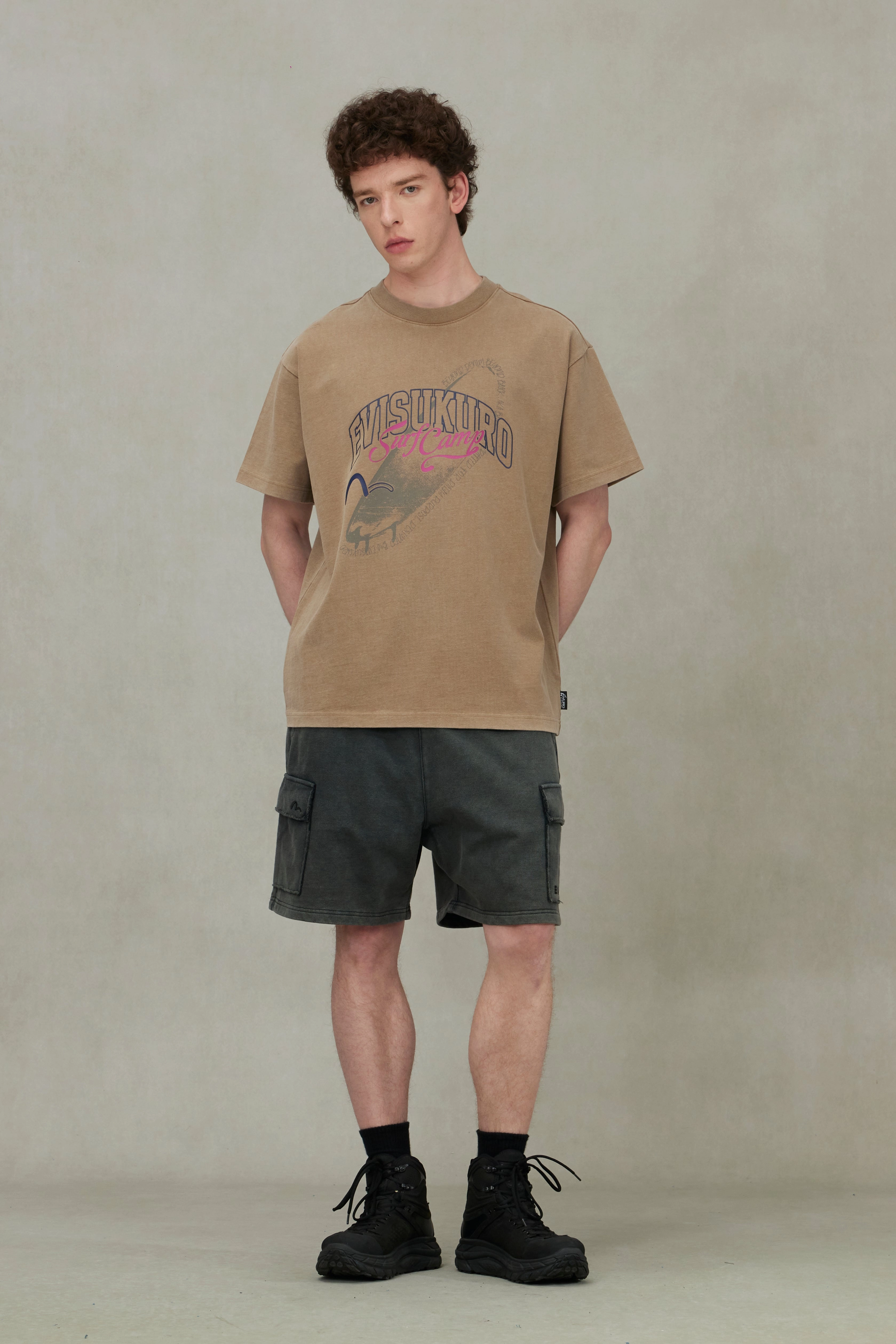 Surf Camp Print Relax Fit T-shirt