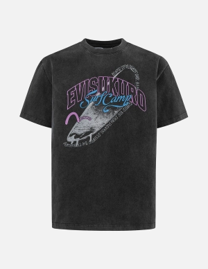Surf Camp Print Relax Fit T-shirt