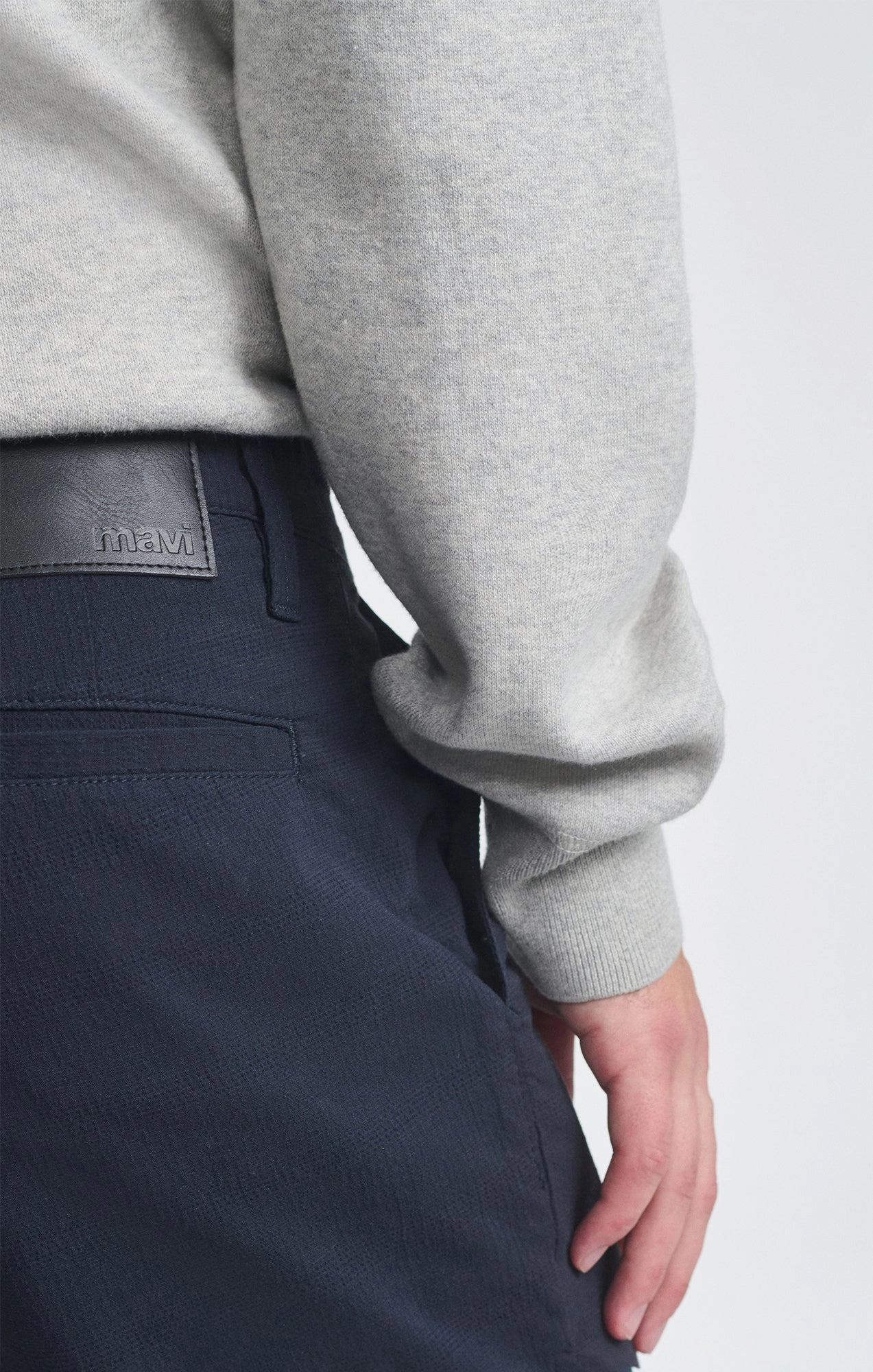 SWEATSHIRT IN LIGHT GREY MELANGE