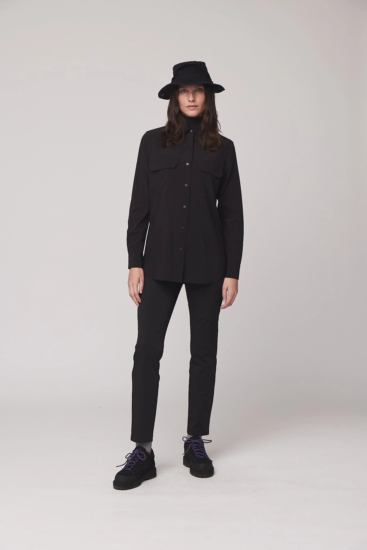 Tech Slk Long Sleeve Pocket Button Down