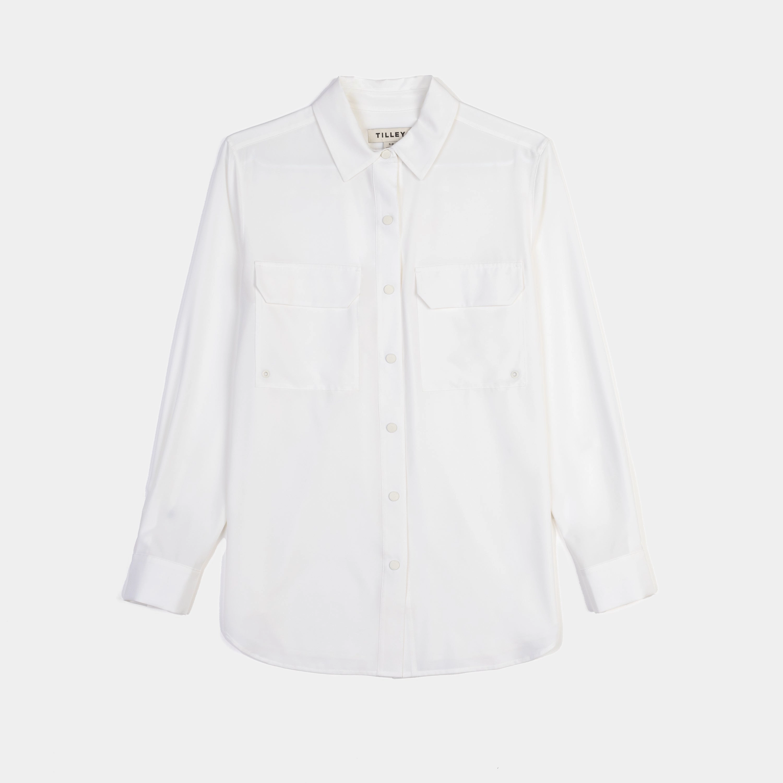 Tech Slk Long Sleeve Pocket Button Down