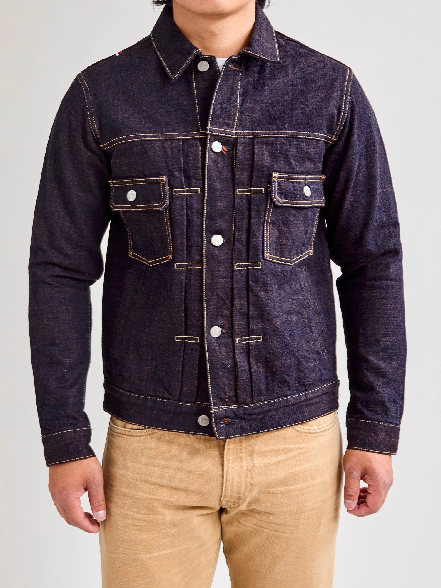 TNK402KH Kakishibu 14.5oz Type-2 Denim Jacket