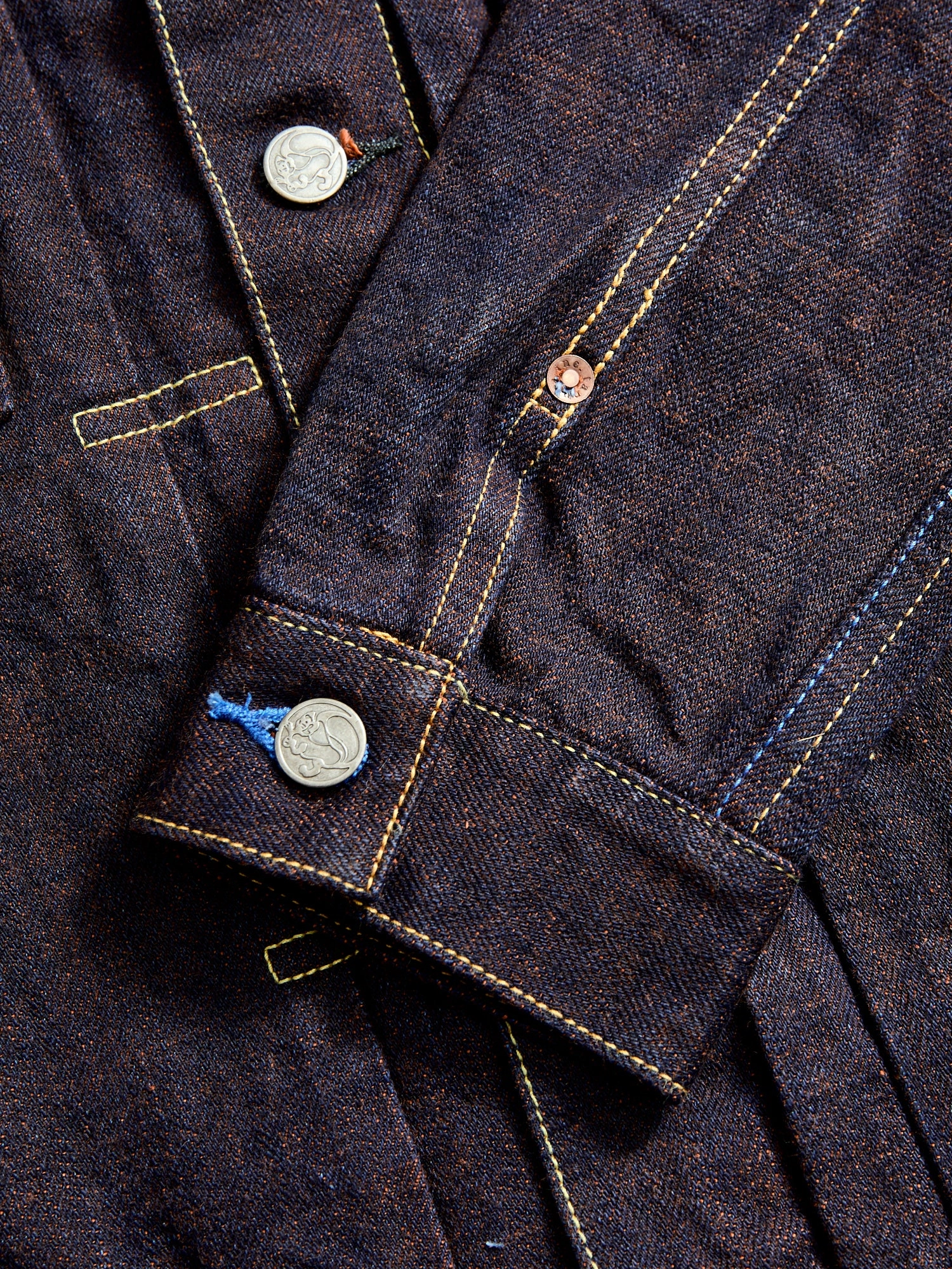 TNK402KH Kakishibu 14.5oz Type-2 Denim Jacket