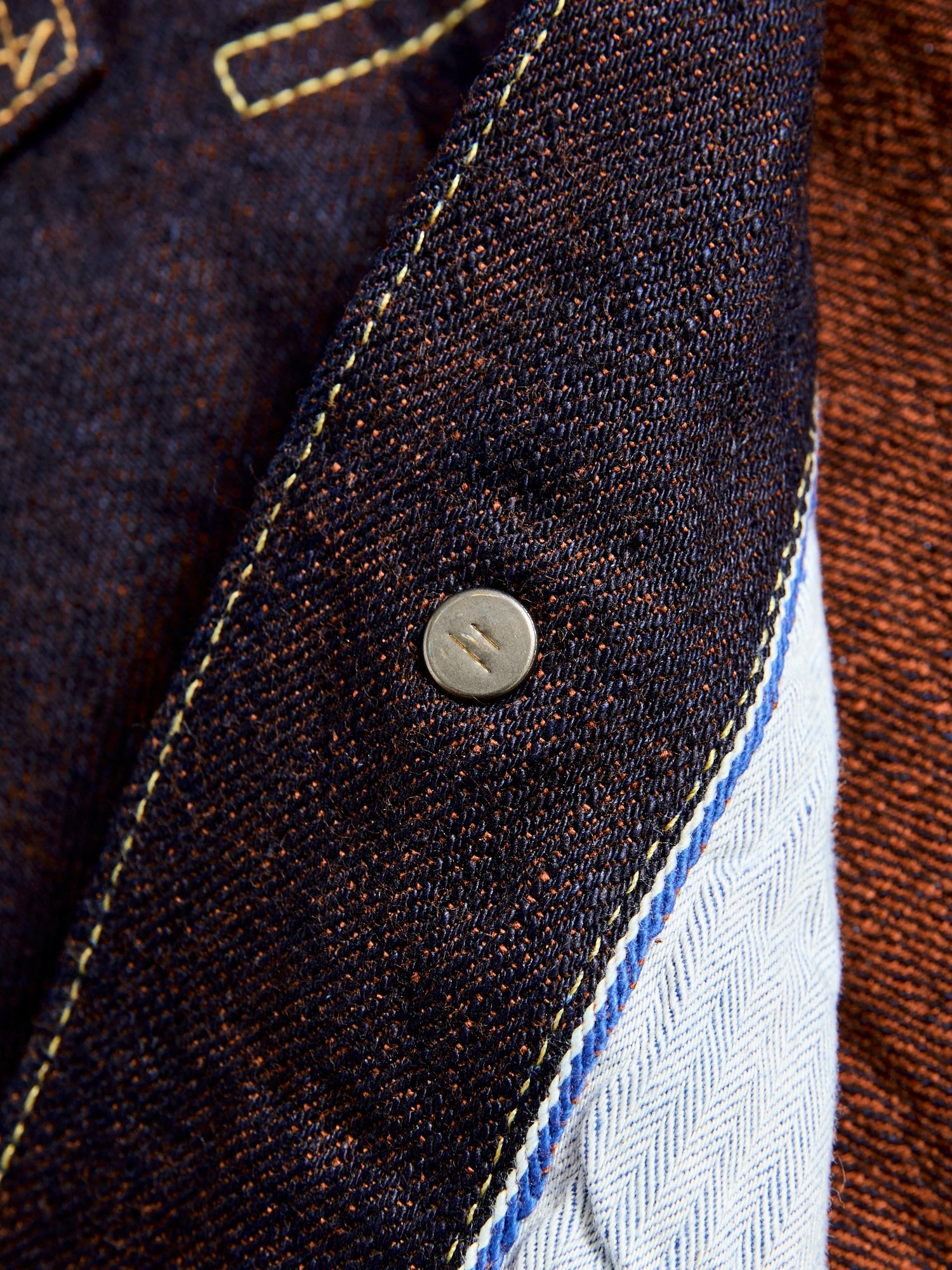 TNK402KH Kakishibu 14.5oz Type-2 Denim Jacket