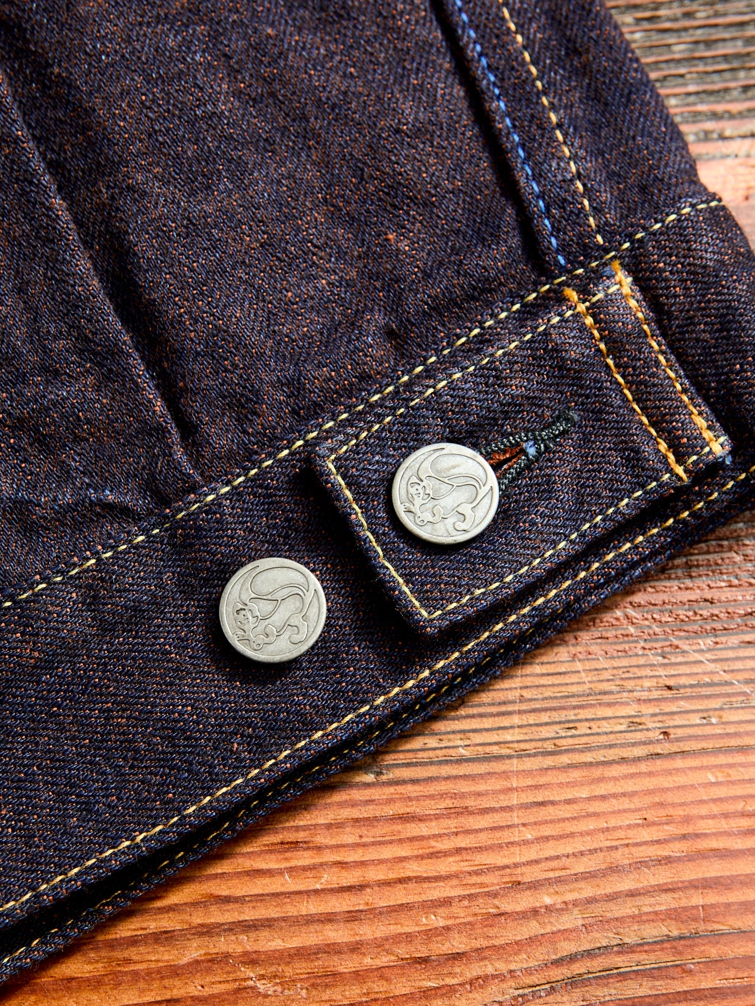 TNK402KH Kakishibu 14.5oz Type-2 Denim Jacket