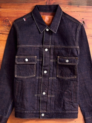 TNK402KH Kakishibu 14.5oz Type-2 Denim Jacket