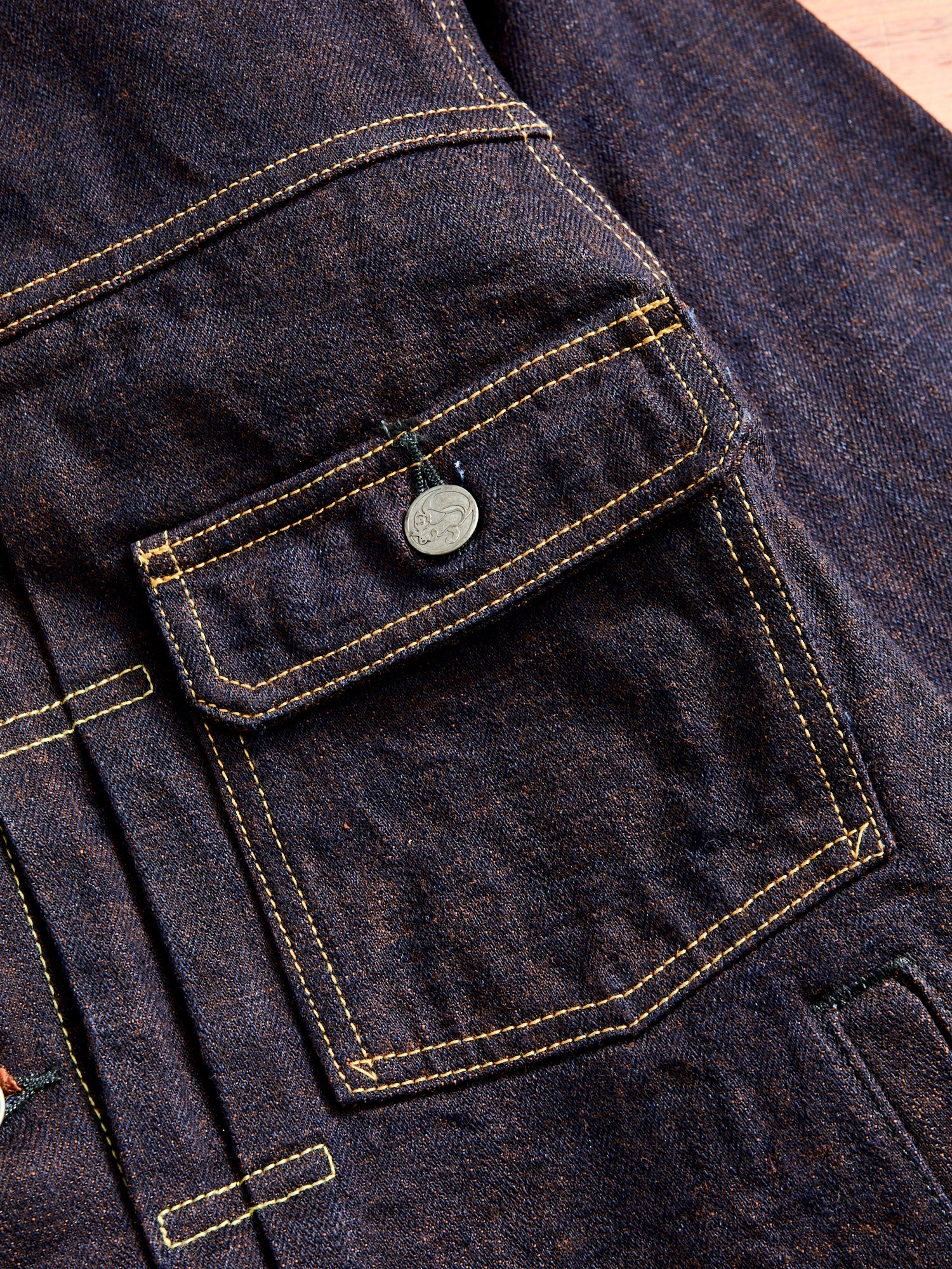 TNK402KH Kakishibu 14.5oz Type-2 Denim Jacket