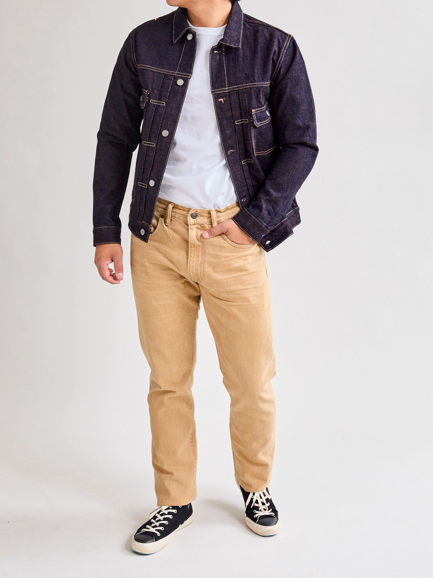 TNK402KH Kakishibu 14.5oz Type-2 Denim Jacket