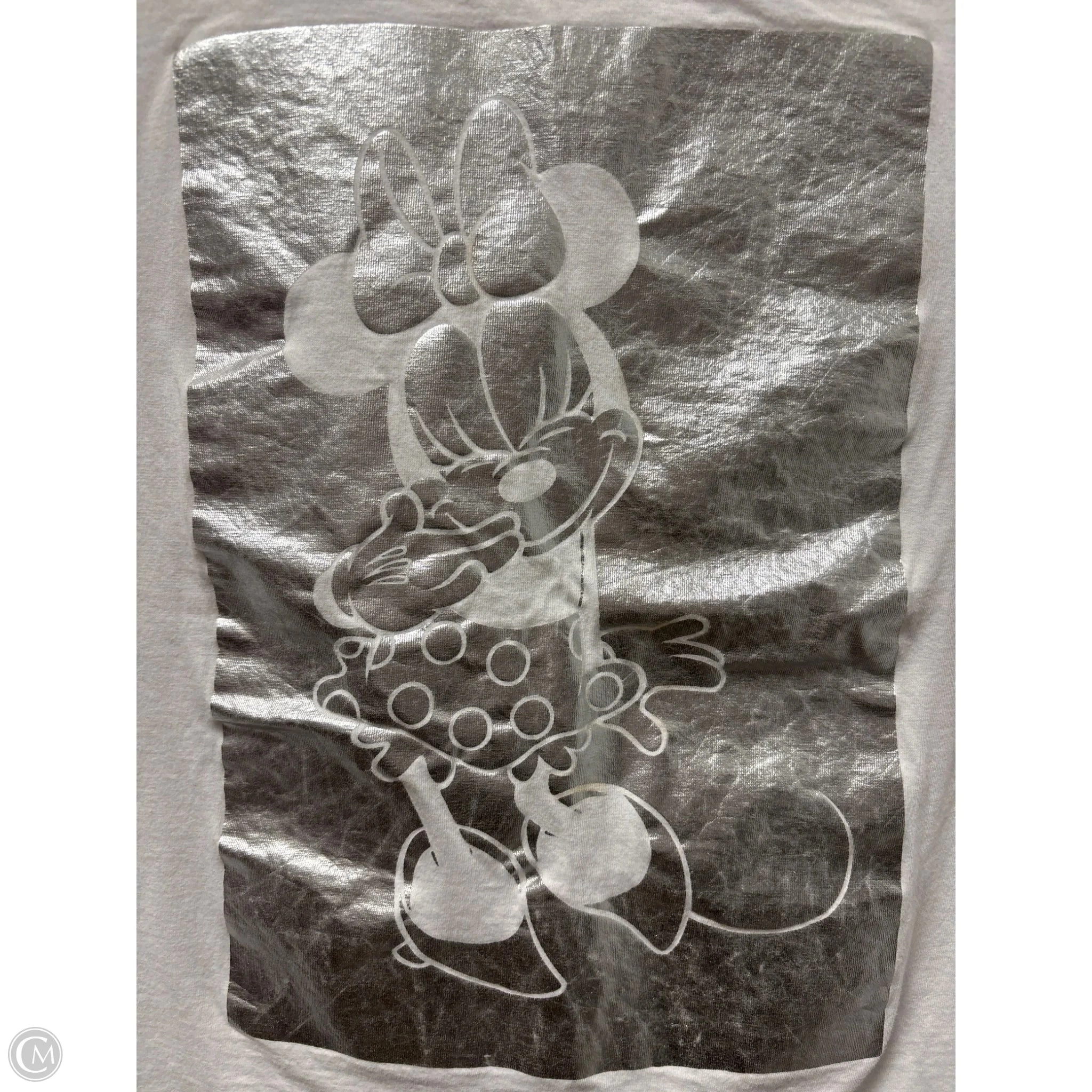 Top Short Sleeve By Disney Store In White, Size: M