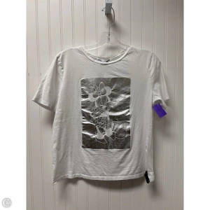Top Short Sleeve By Disney Store In White, Size: M