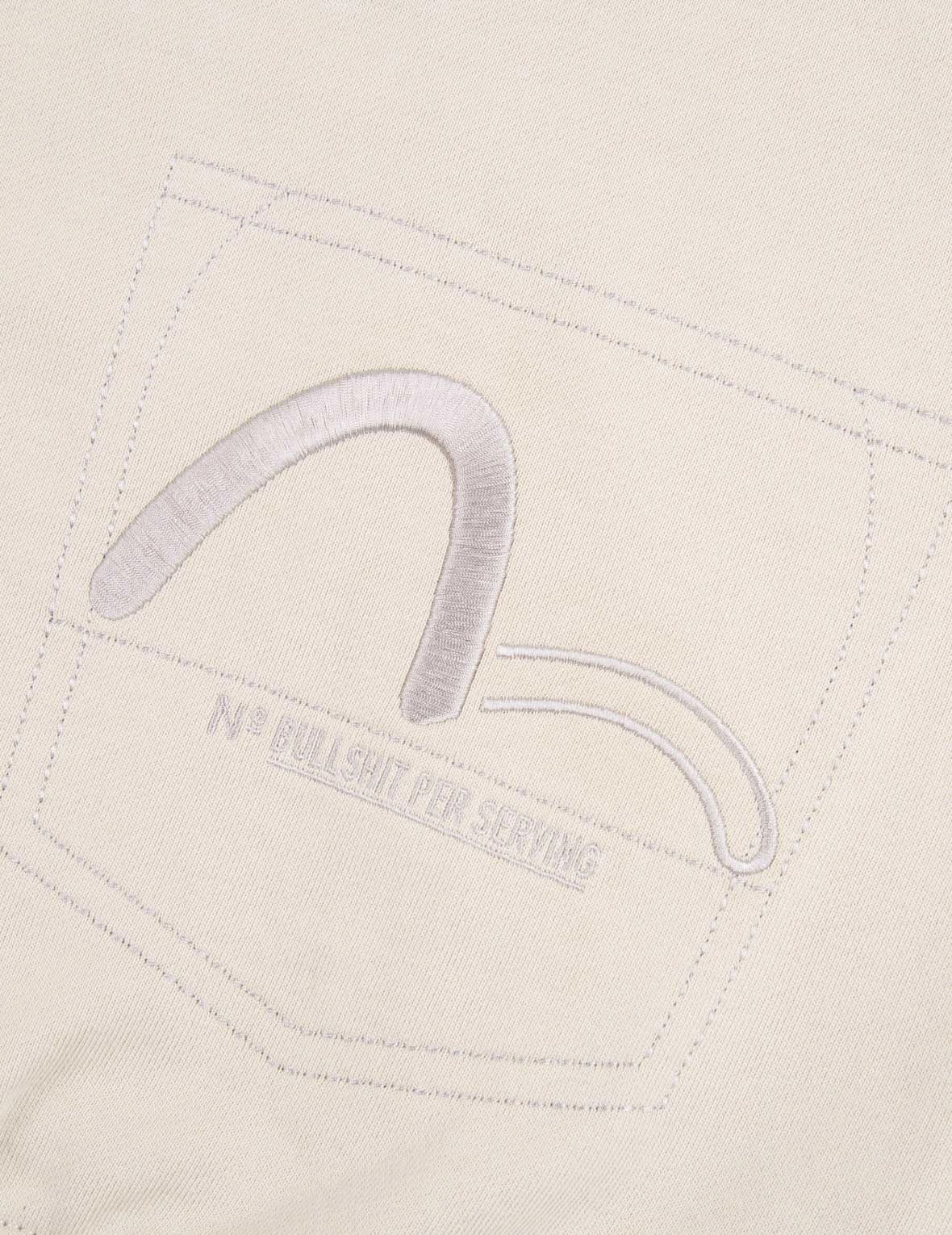 Two-tone Logo Embroidered Hoodie