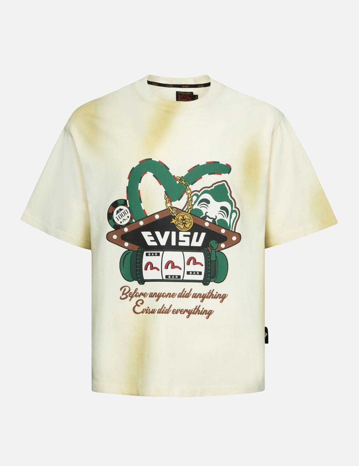 Washed Virtual Vacation Print Relax Fit T-shirt