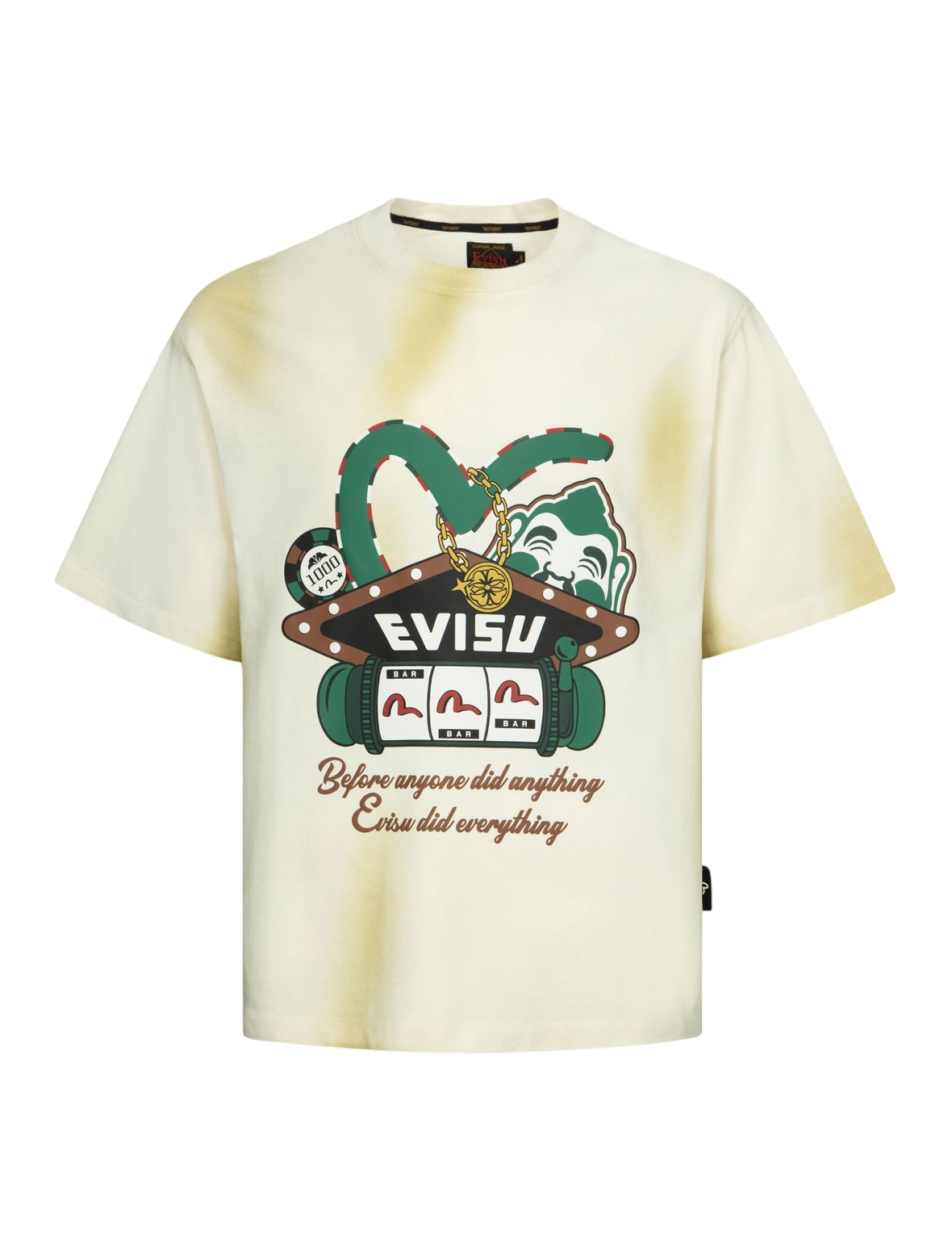 Washed Virtual Vacation Print Relax Fit T-shirt