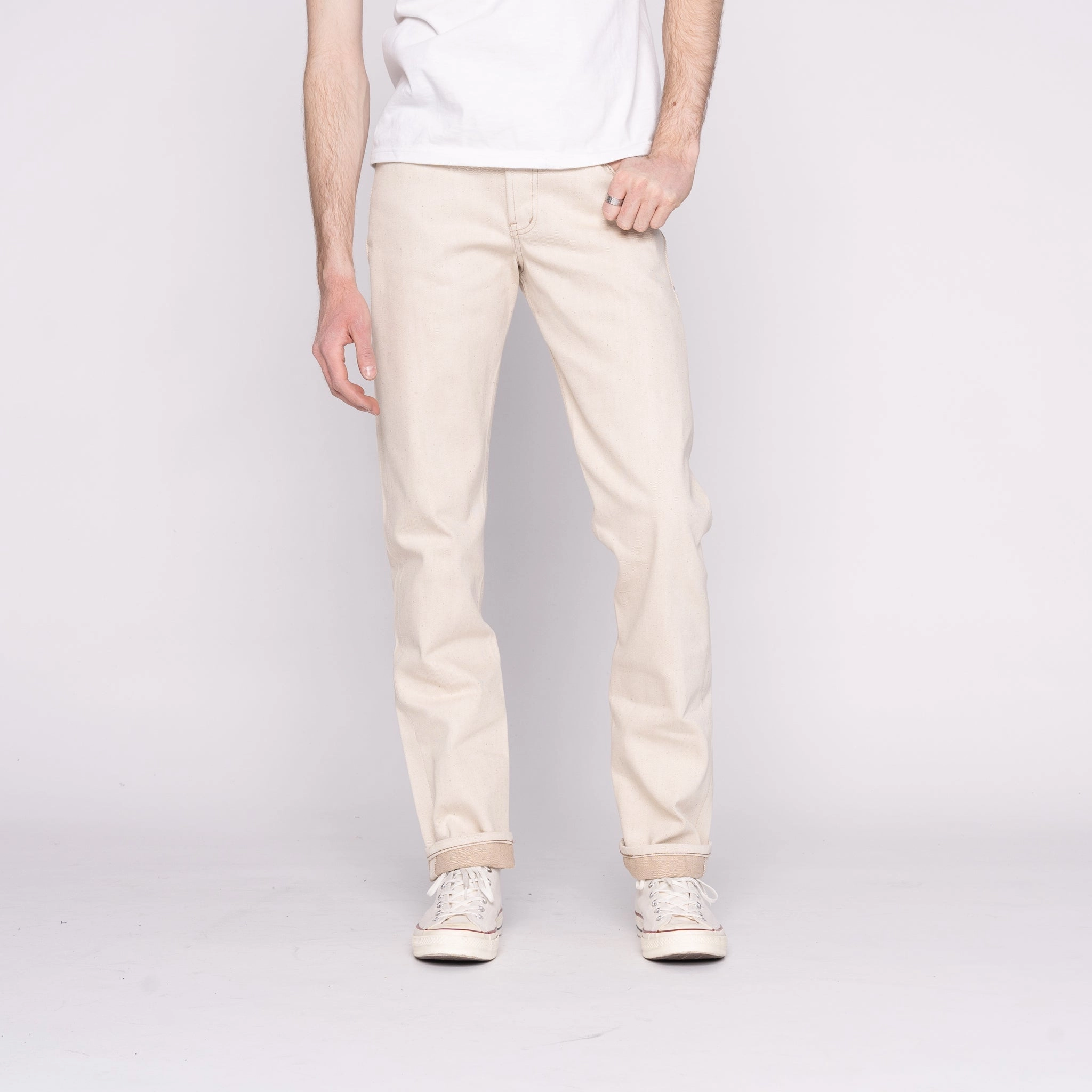 Weird Guy - All Natural Ecru Foxfibre® Selvedge