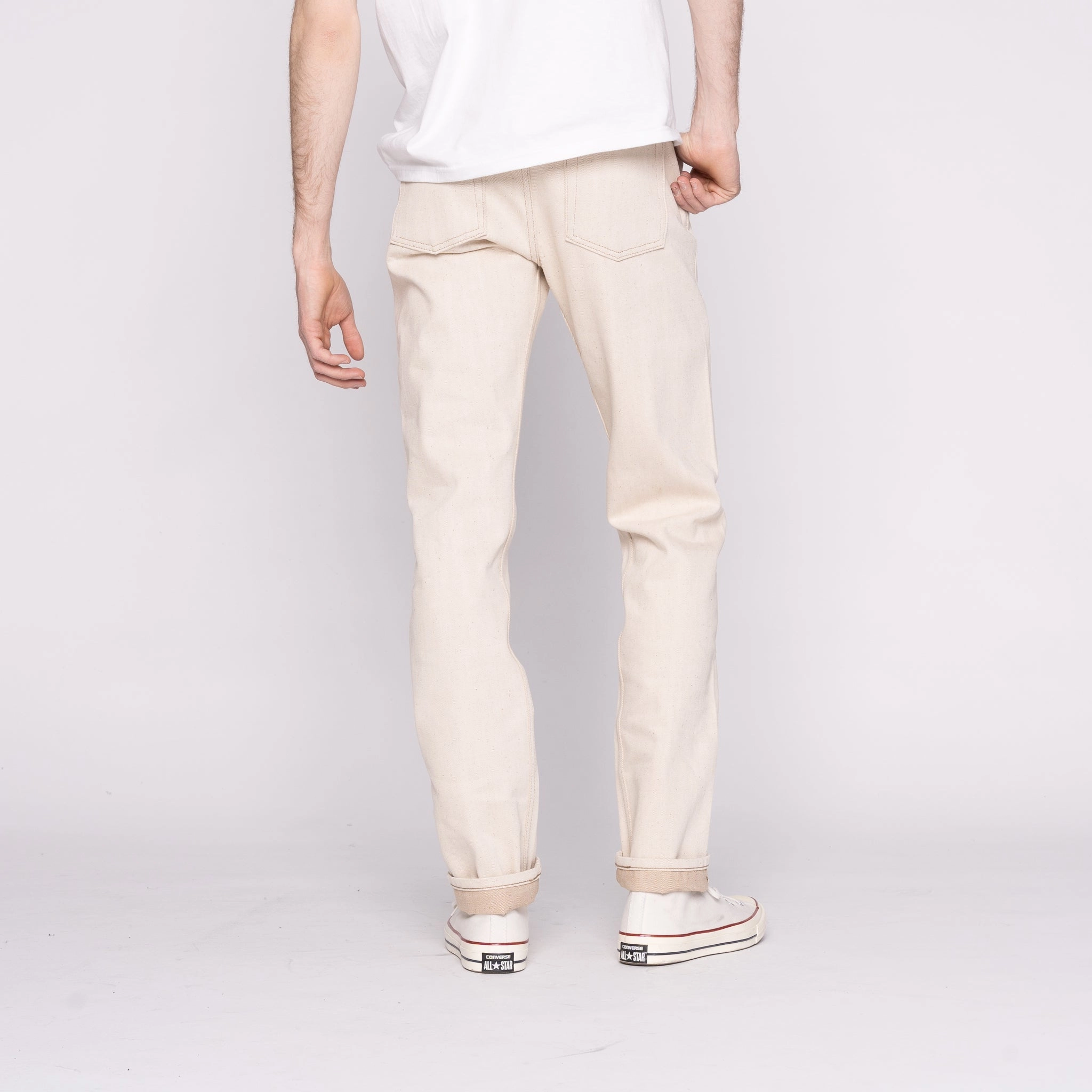 Weird Guy - All Natural Ecru Foxfibre® Selvedge