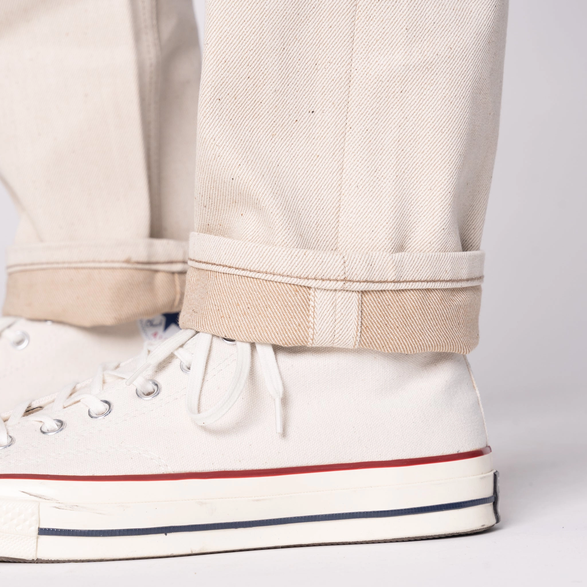 Weird Guy - All Natural Ecru Foxfibre® Selvedge