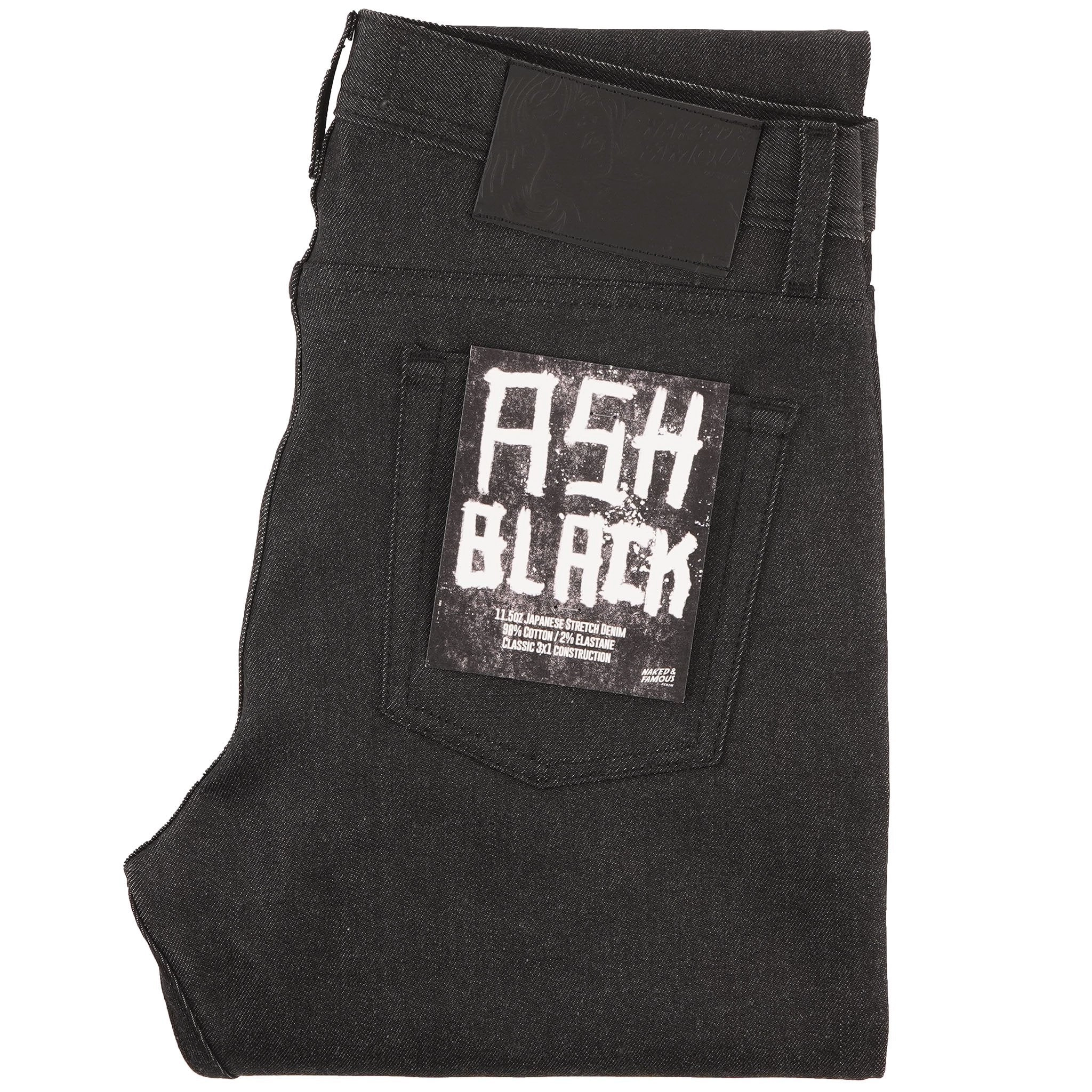Weird Guy - Ash Black Stretch Denim