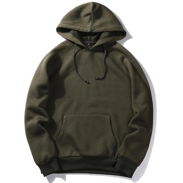 West Louis™ Casual Solid Hoodie