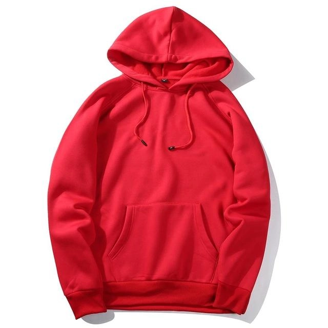 West Louis™ Casual Solid Hoodie