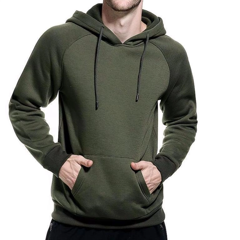 West Louis™ Casual Solid Hoodie