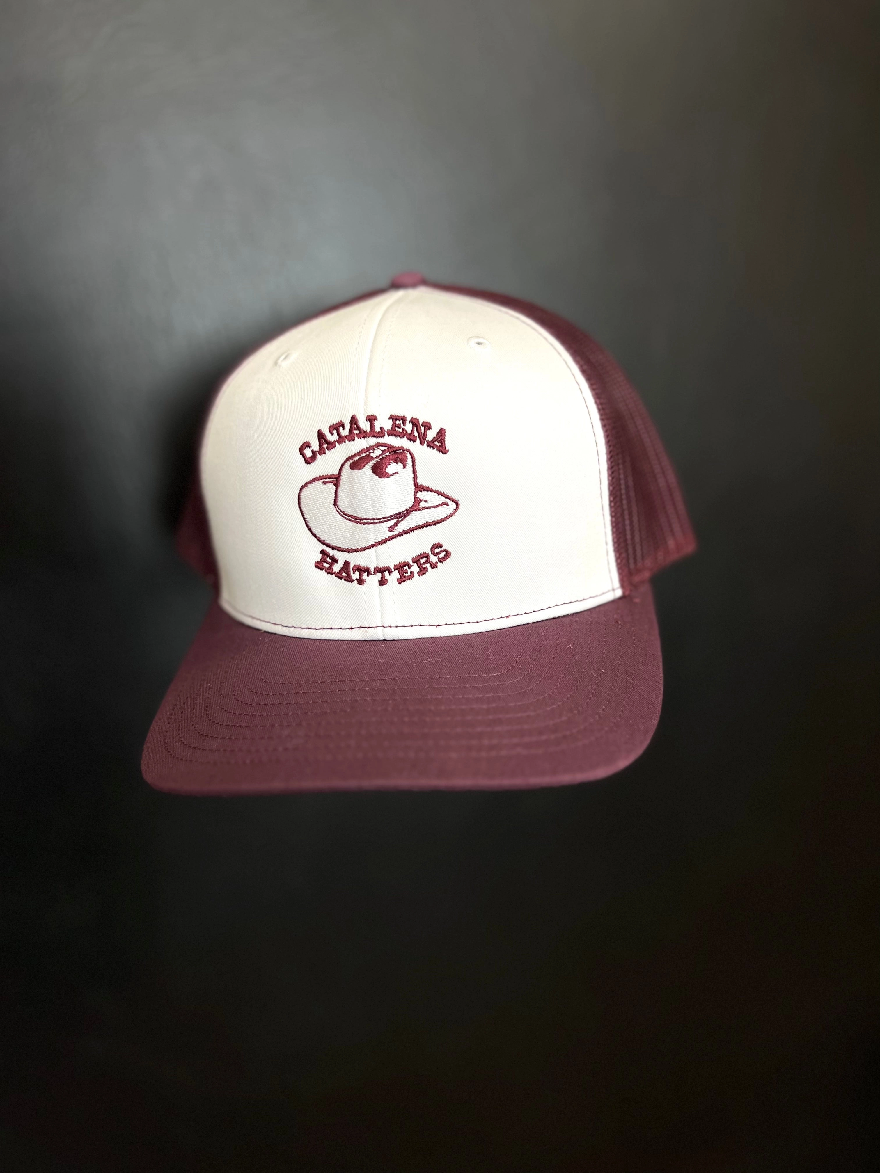 White & Maroon Cap
